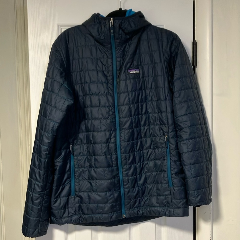 Patagonia Navy Nano Puff Hoody Jacket